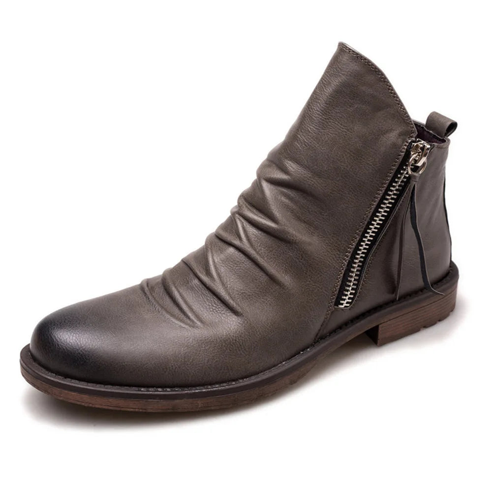 Ben Calvani Leather Chelsea Boots