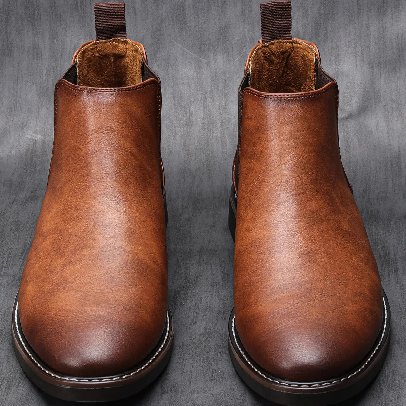Jacob Mason Leather Chelsea Boots