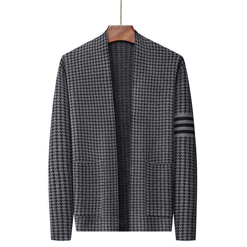 Renzo Houndstooth Cardigan