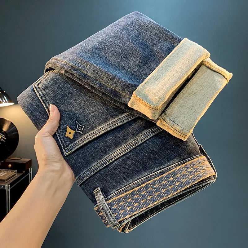 Jacob Mason Fleece-Lined Jeans