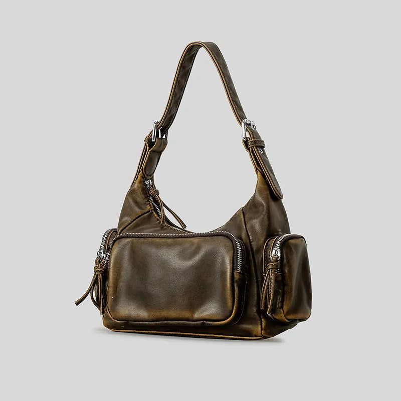 Camille Leather Shoulder Bag