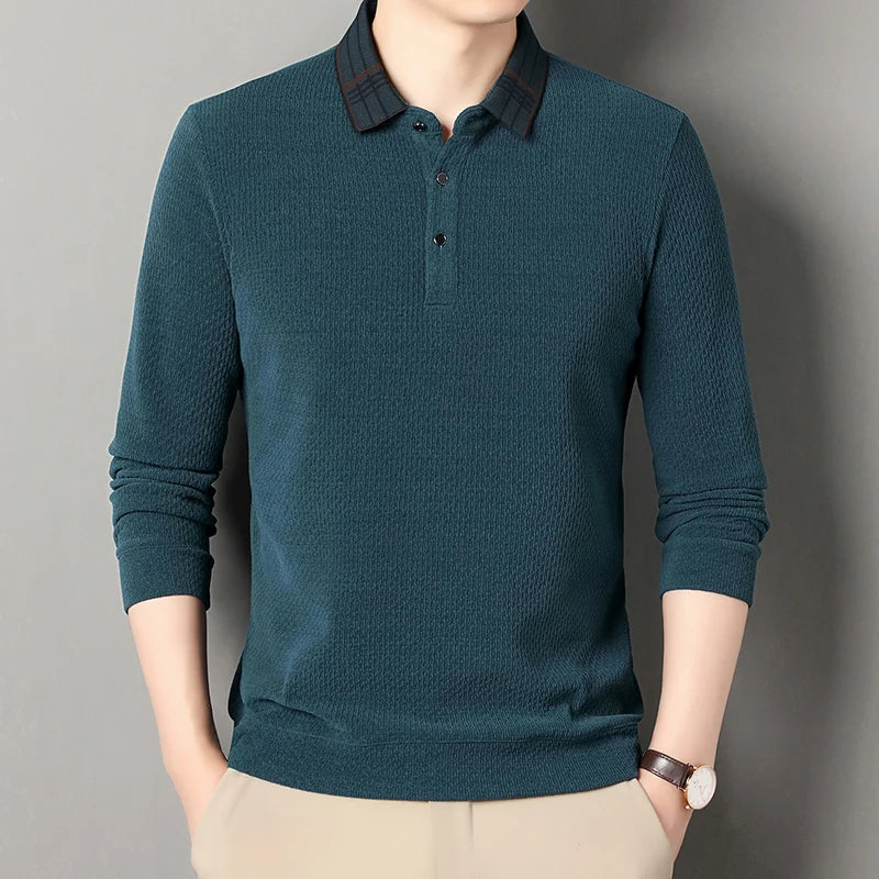 Marc Harrison Long-Sleeve Polo