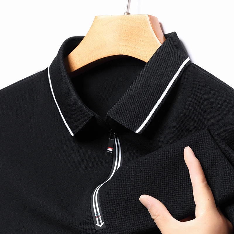 Dan Anthony Half Zip Polo Shirt