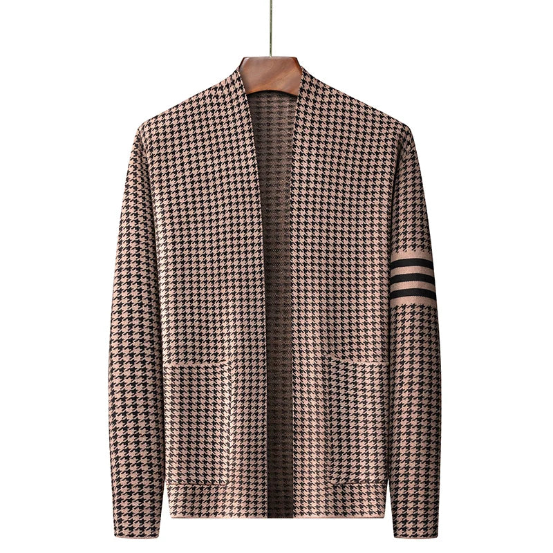 Renzo Houndstooth Cardigan