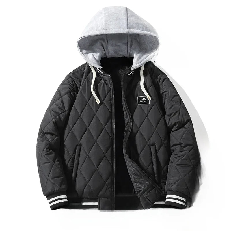 Liam Turner Quilted Hooded Jacket