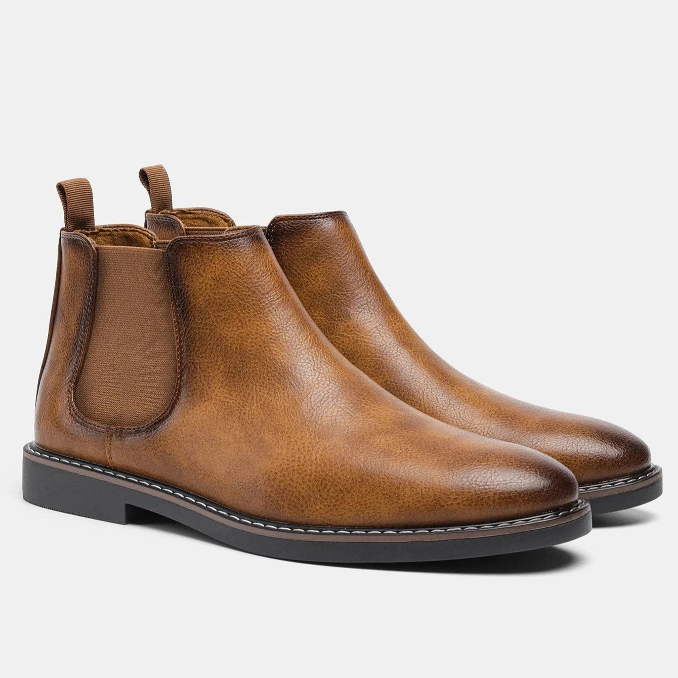 Jacob Mason Leather Chelsea Boots