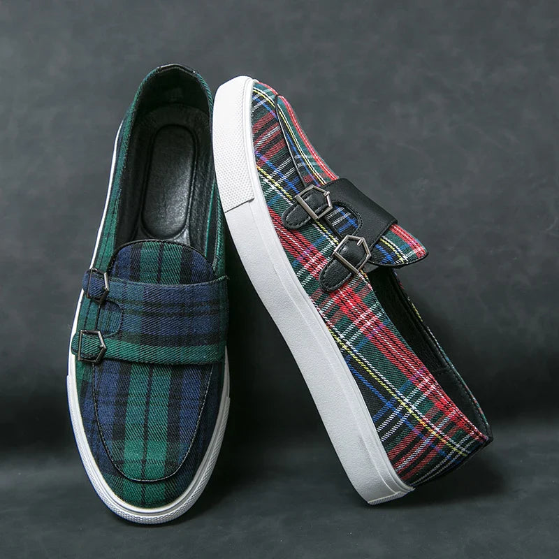 Owen Carter Plaid Moccasins