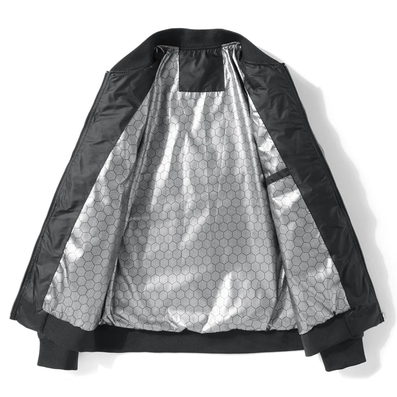 Massimo Quilted Bomber Jacket