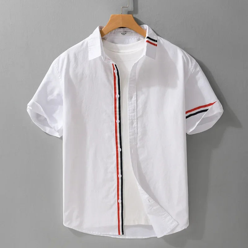 Marc Don Striped Cotton Shirt