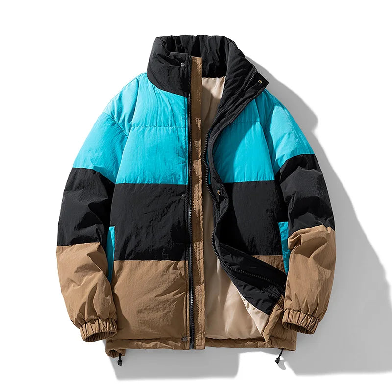 Dan Anthony Striped Puffer Jacket