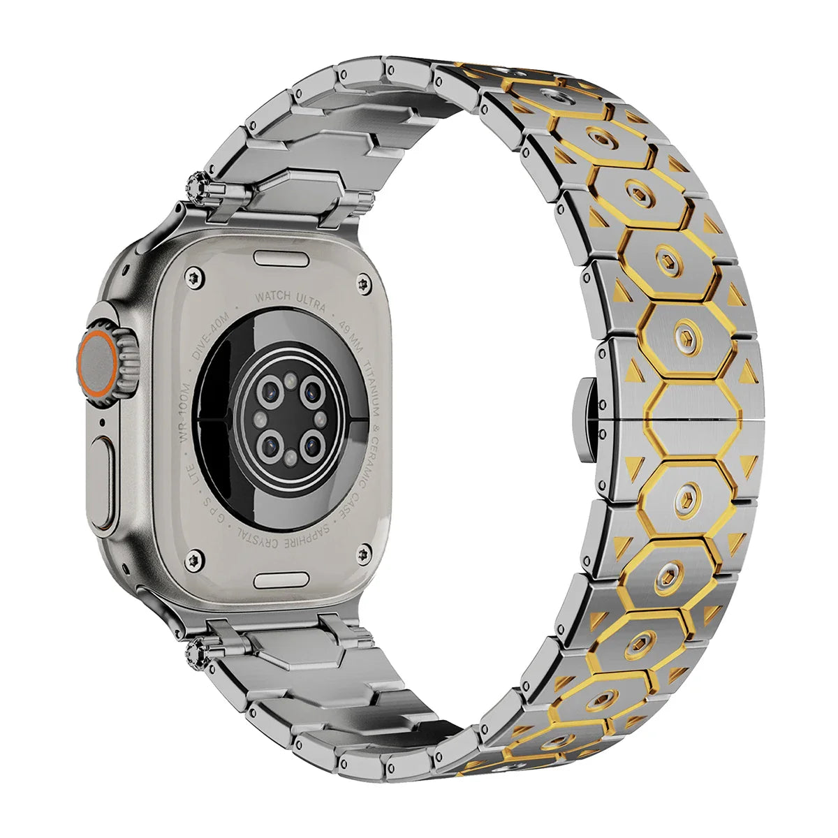 CLAIRS TITANIUM APPLE WATCH BAND