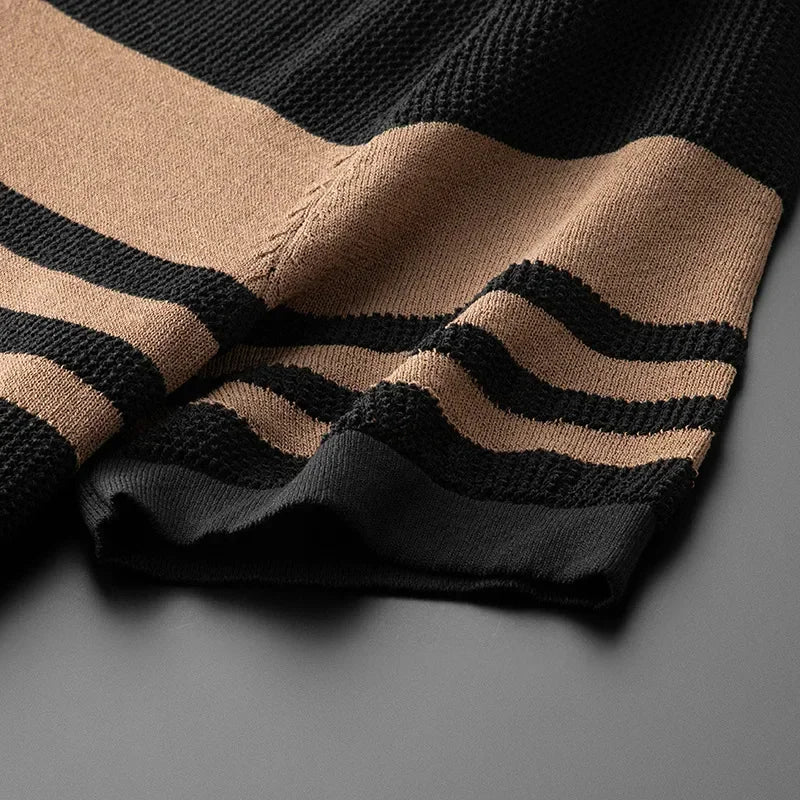 Logan Pierce Striped Polo Shirt