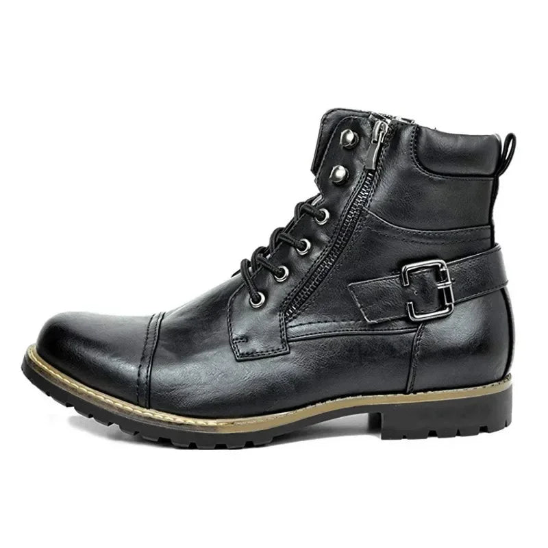 Dan Wellington Lace-up Leather Boots