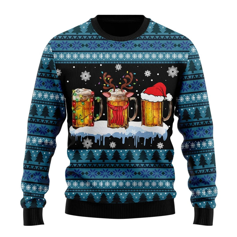 Most Wonderful Time For Beer Christmas Sweater