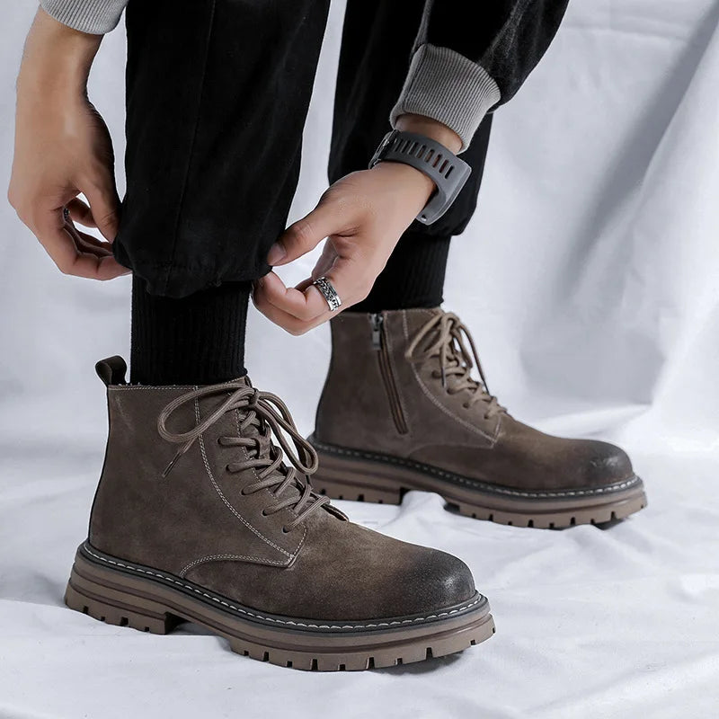 Jack Harrington Leather Ankle Boots