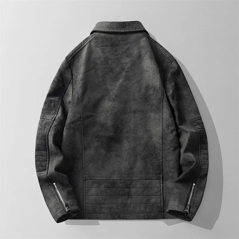 Dave Harrington Leather Moto Jacket