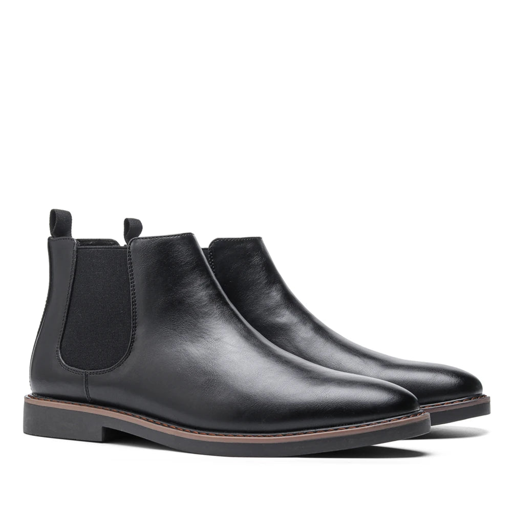 Jacob Mason Leather Chelsea Boots