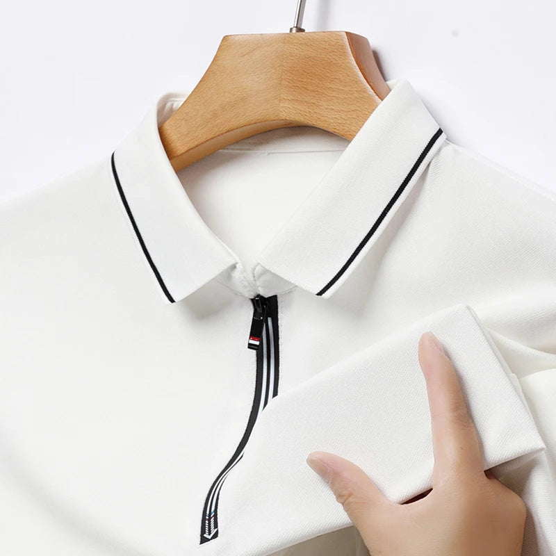 Dan Anthony Half Zip Polo Shirt