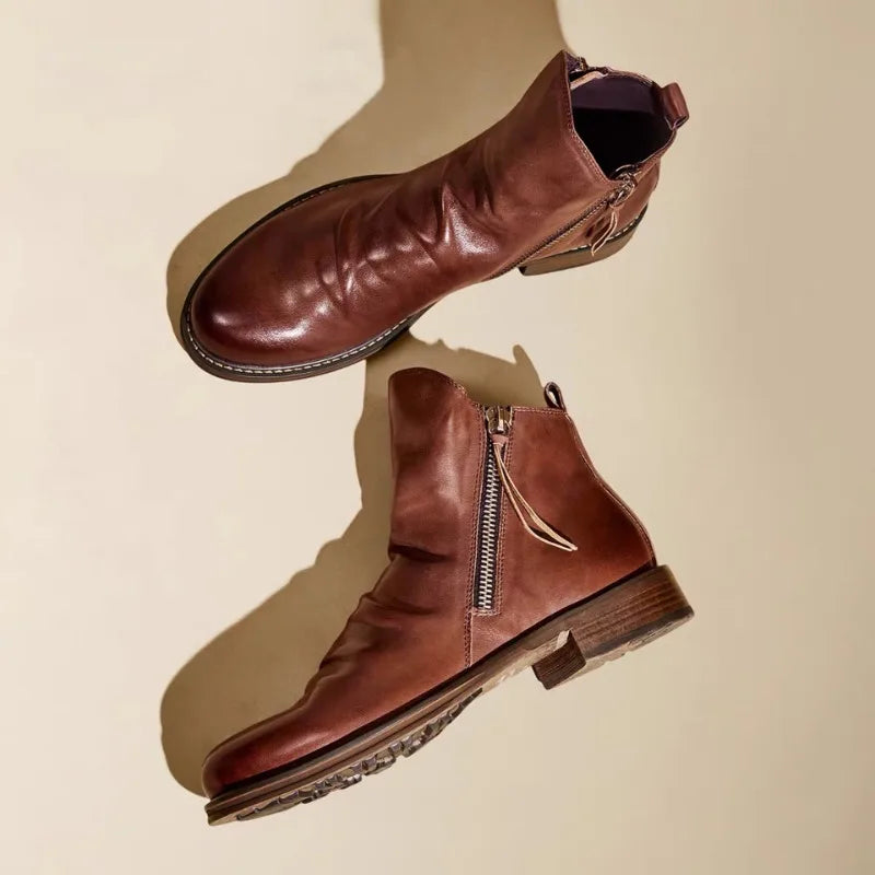 Ben Calvani Leather Chelsea Boots