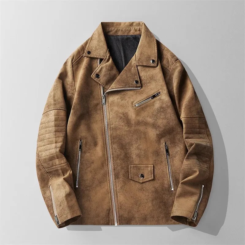 Dave Harrington Leather Moto Jacket