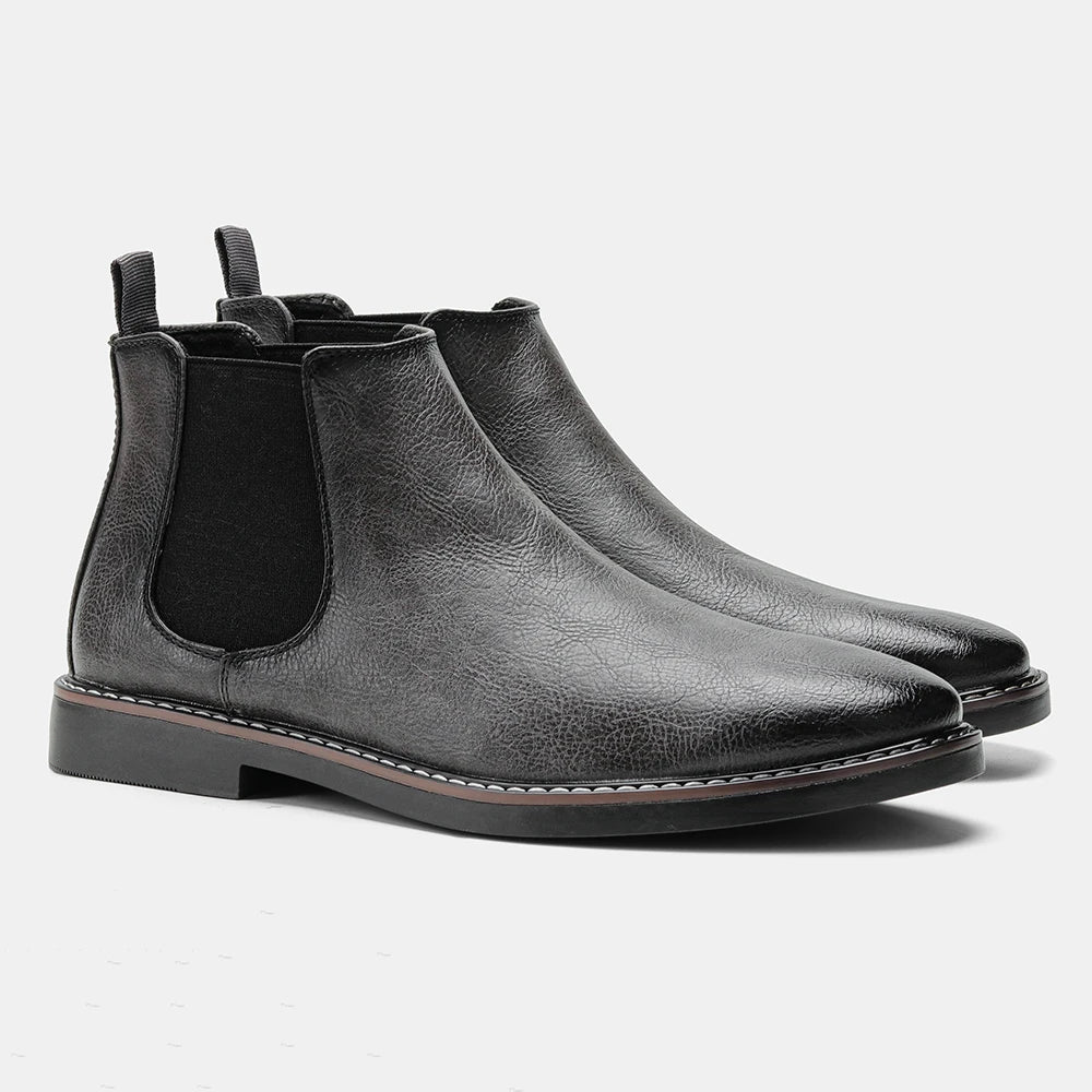 Jacob Mason Leather Chelsea Boots