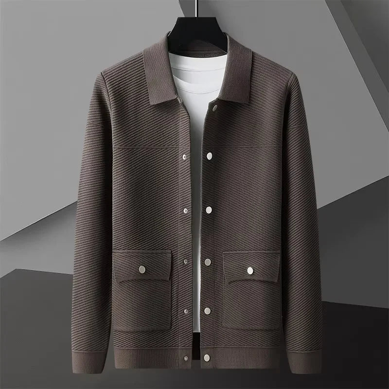 Graham Wells Textured Knit Cardigan