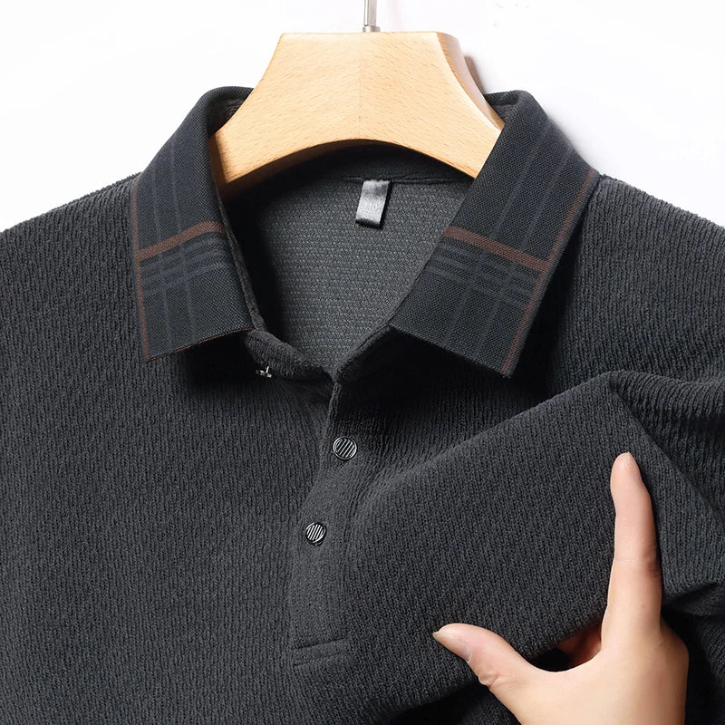 Marc Harrison Long-Sleeve Polo