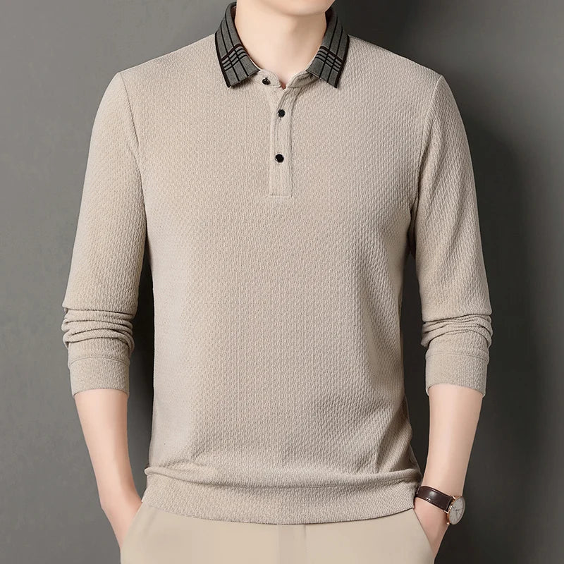Marc Harrison Long-Sleeve Polo