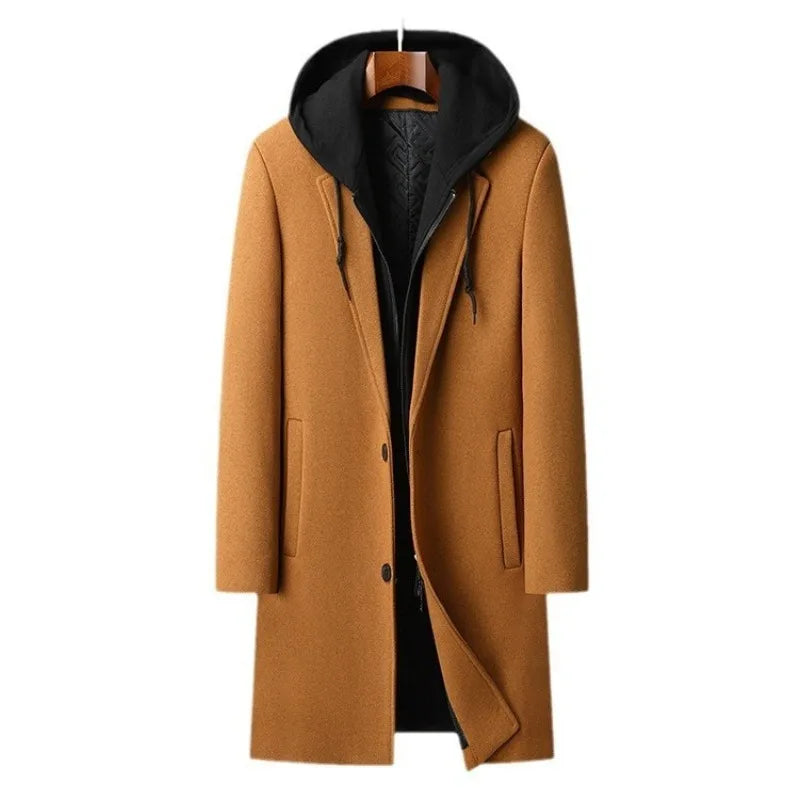 Grant Harrington Hooded Wool Coat