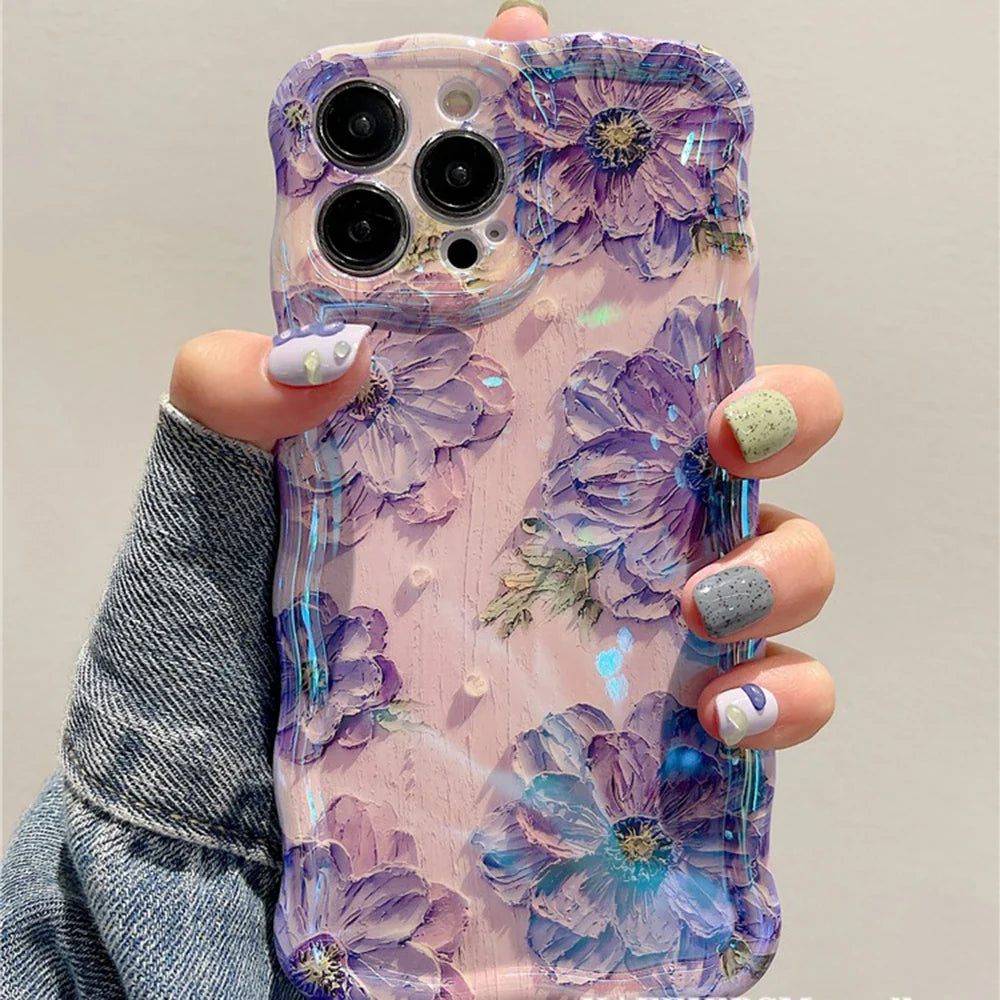 Gloss Floral iPhone Case