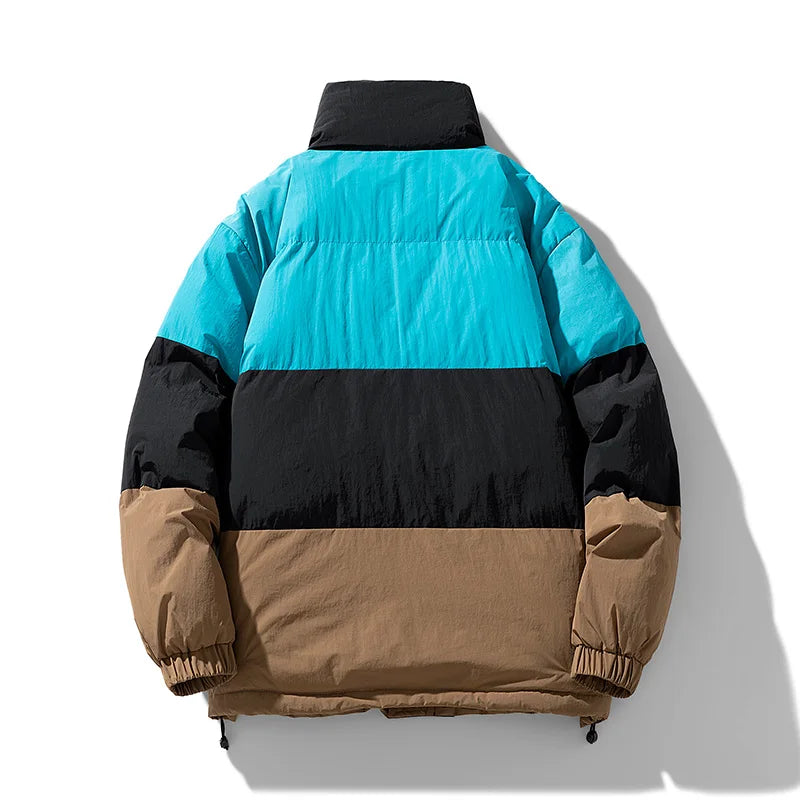 Dan Anthony Striped Puffer Jacket