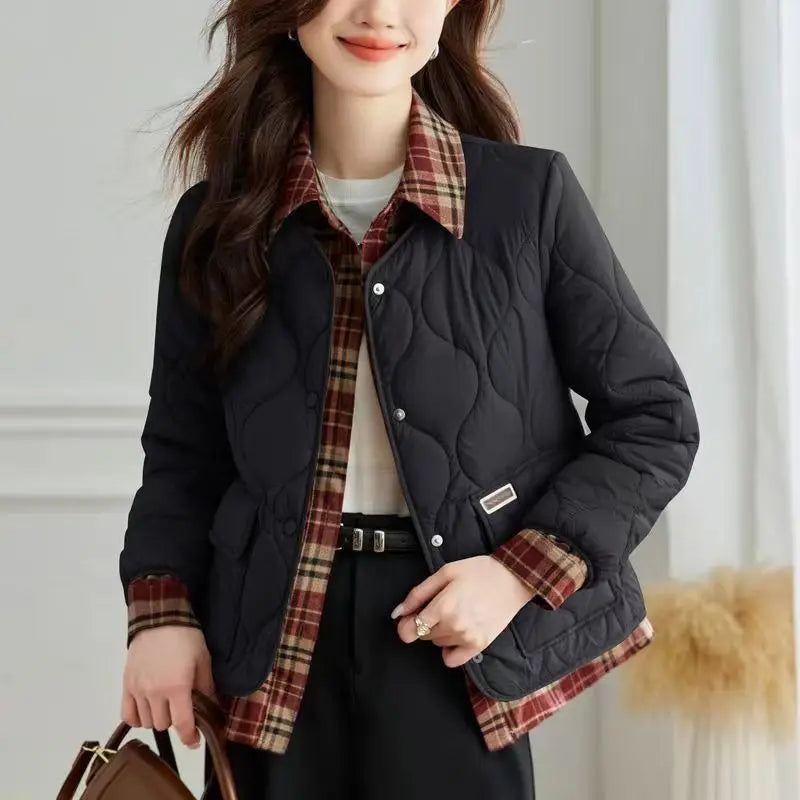 Sienna Quilted Plaid Jacket