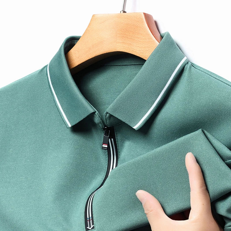 Dan Anthony Half Zip Polo Shirt