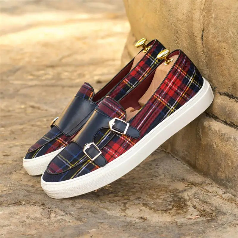 Owen Carter Plaid Moccasins