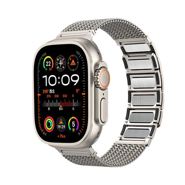 Heritage Braided Stainless Steel Apple Watch Band