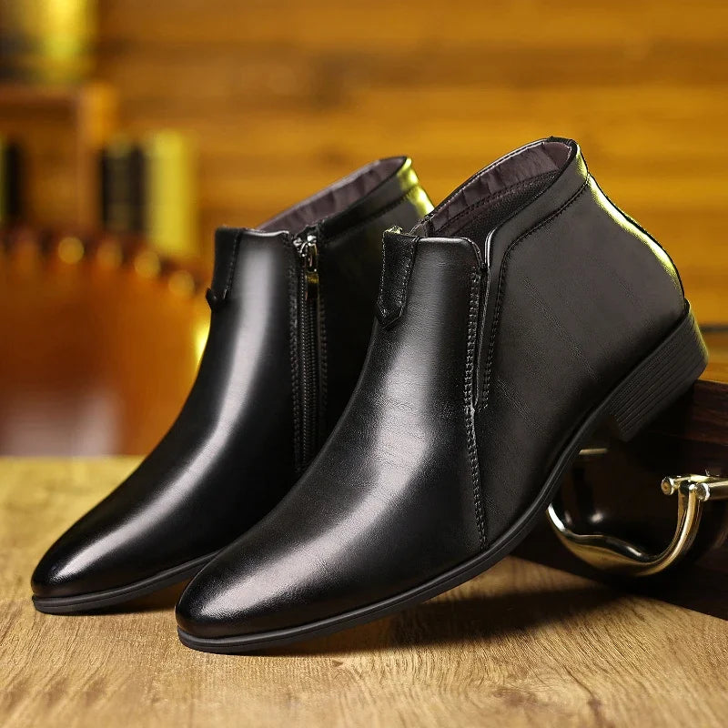 Imperio Leather Ankle Boots