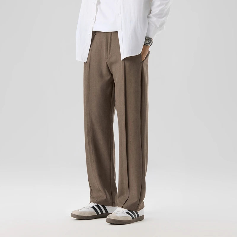 Sebastian Clarke Twill Draped Trousers