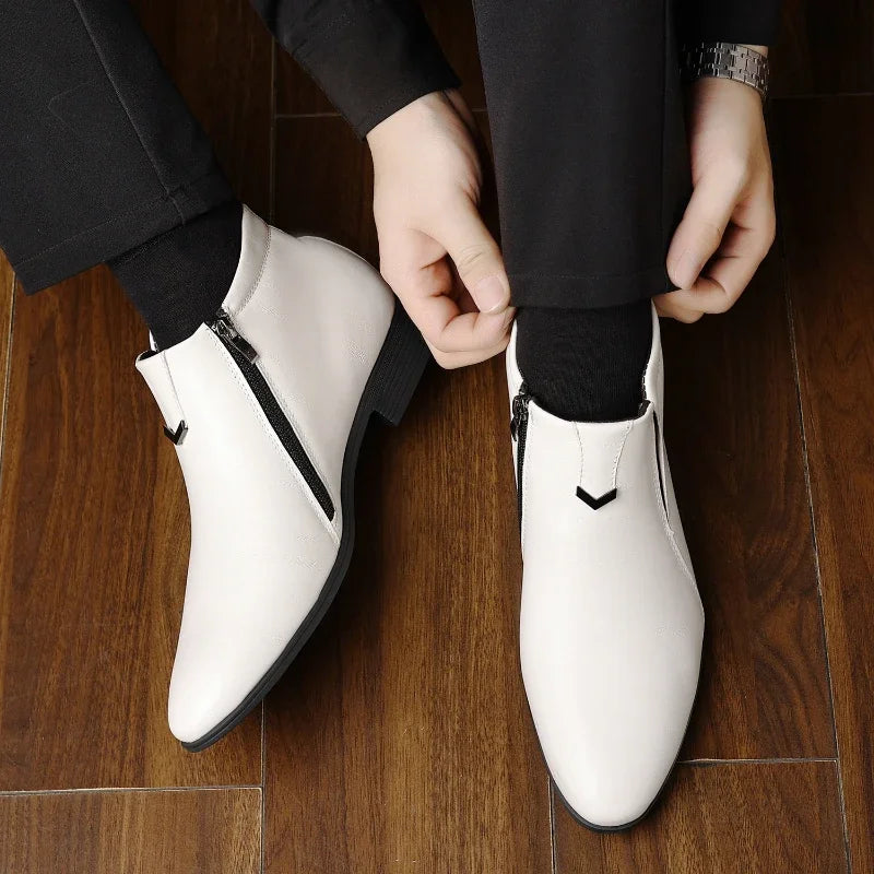 Imperio Leather Ankle Boots