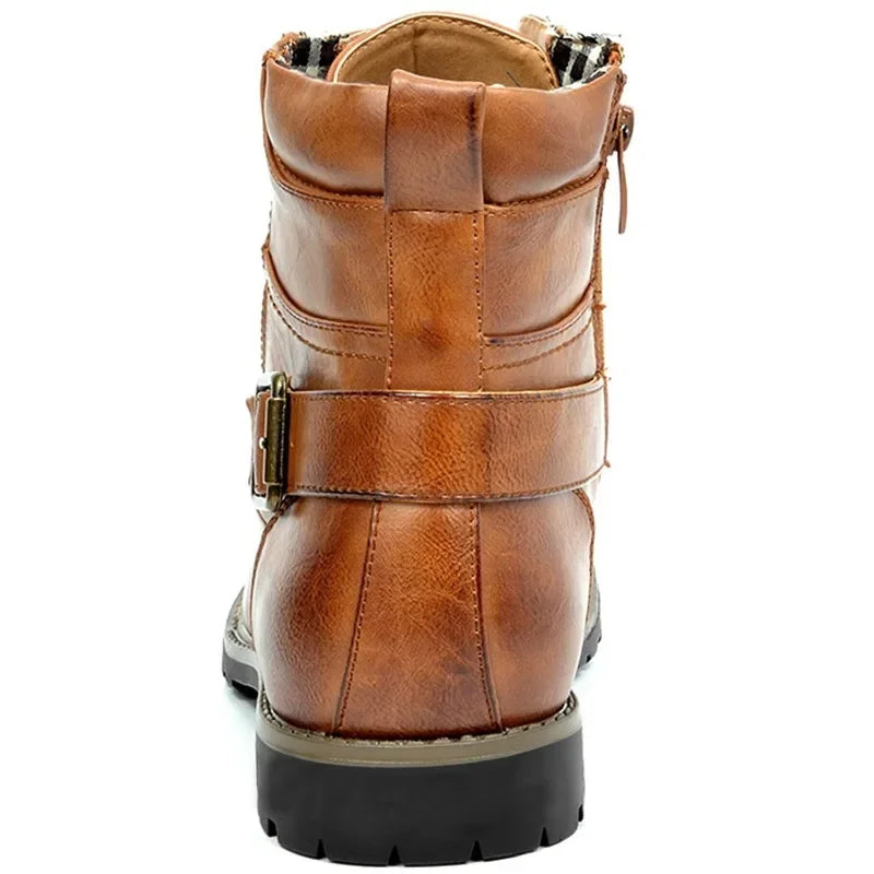 Dan Wellington Lace-up Leather Boots