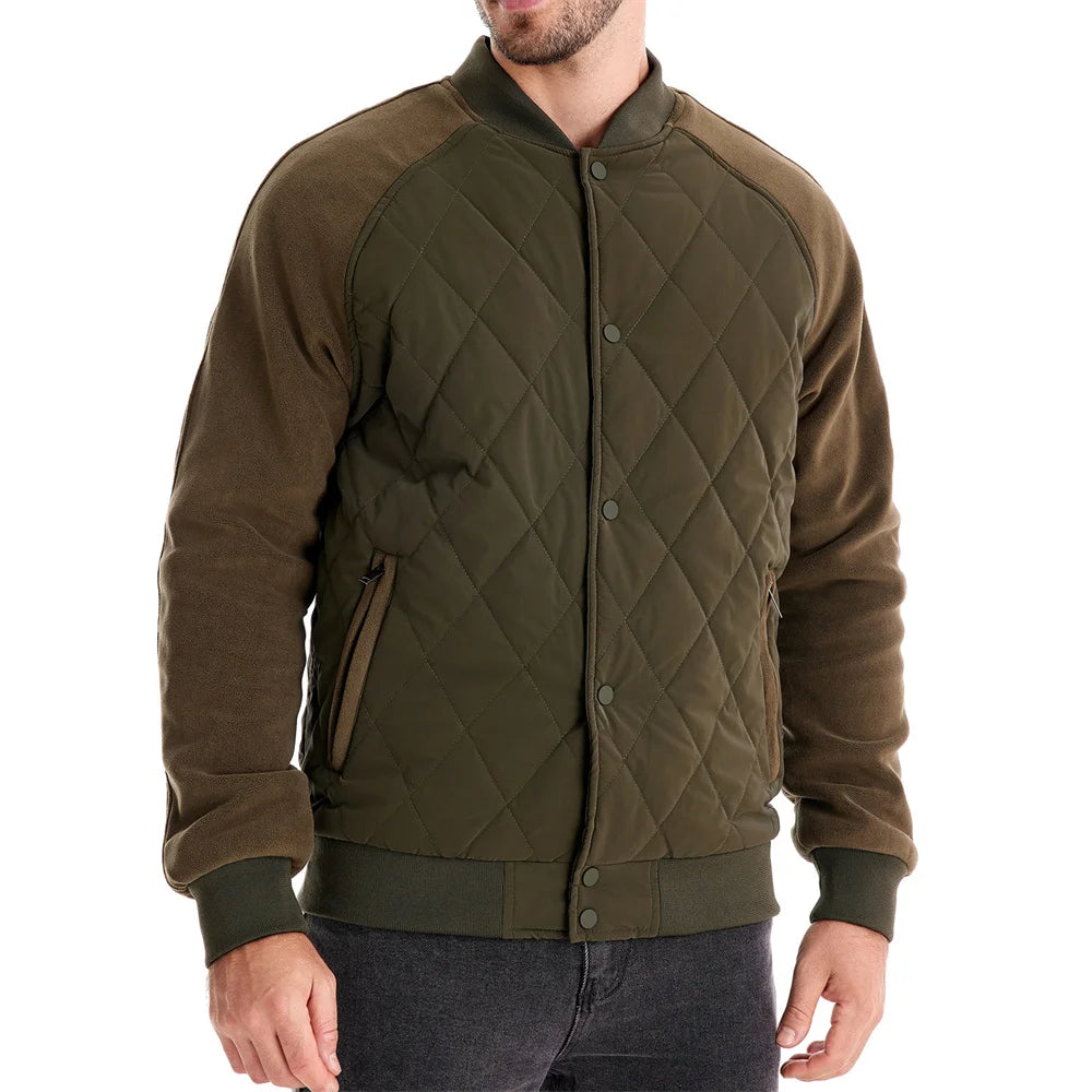 Ethan Cole Fleece Bomber Jacket