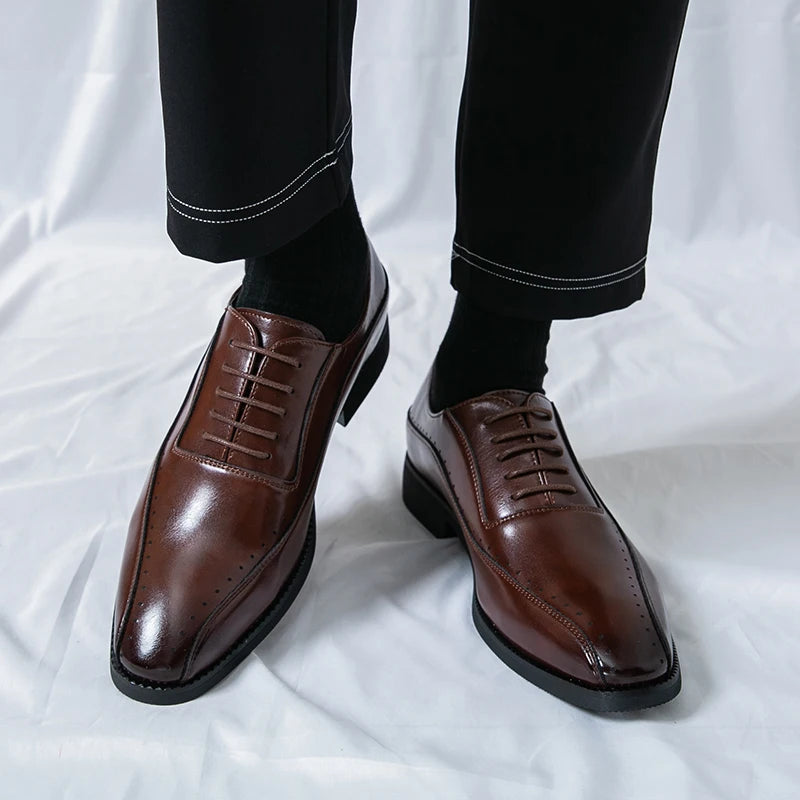 Henry Collins Leather Oxfords