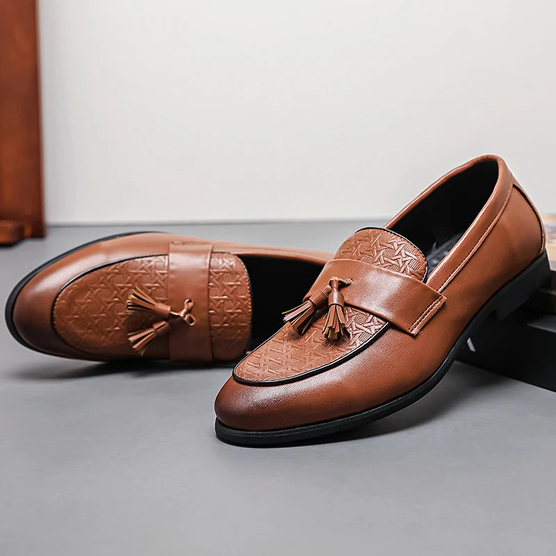 Carvetti Elegant Tassel Loafers