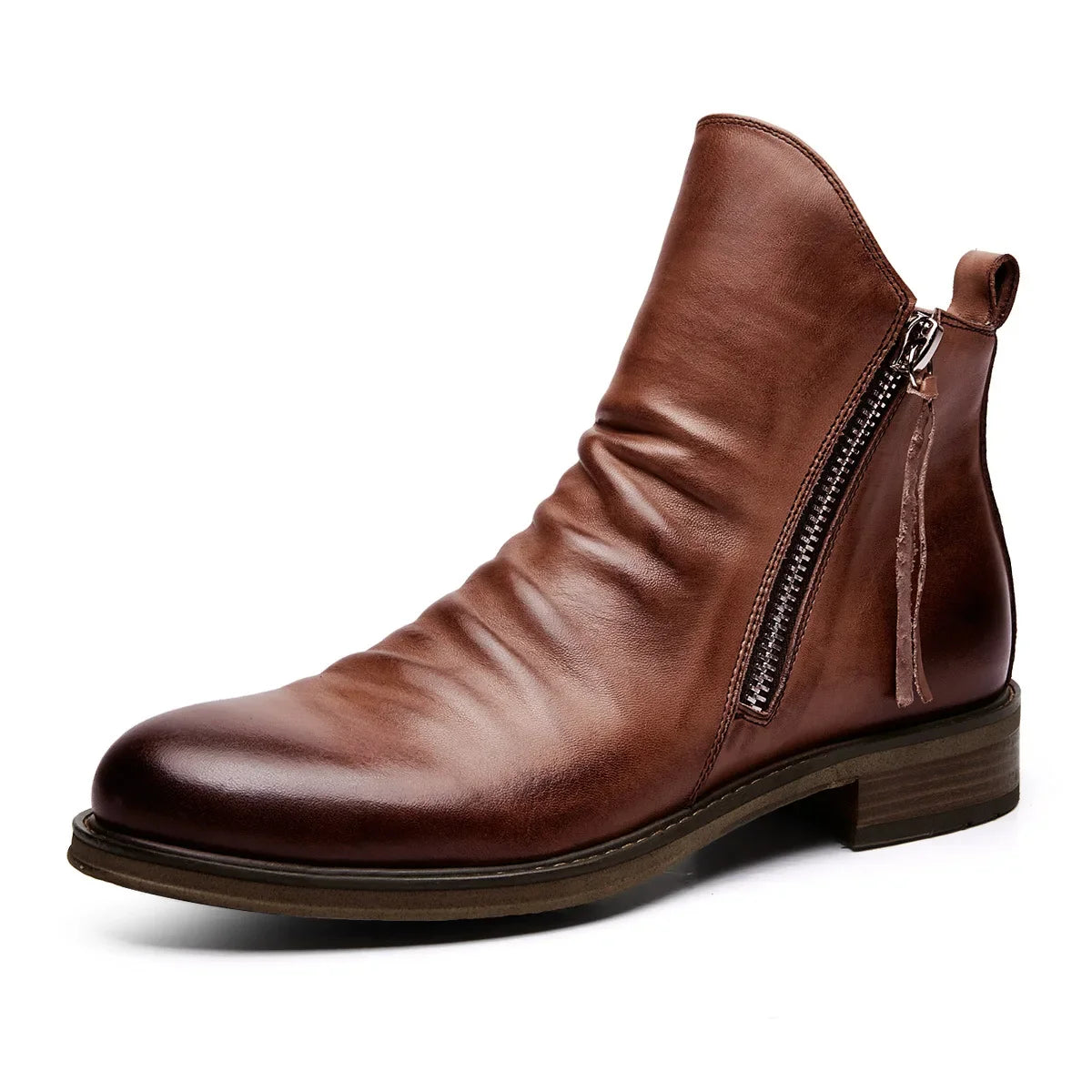 Ben Calvani Leather Chelsea Boots