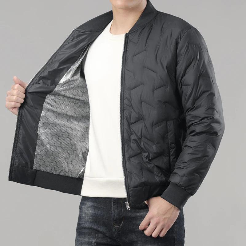 Massimo Quilted Bomber Jacket