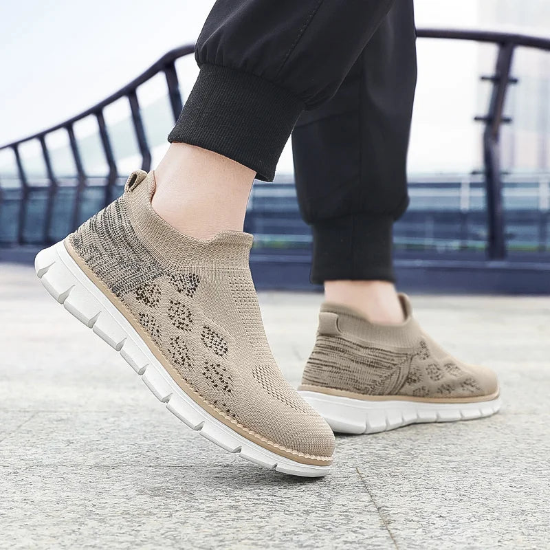 Logan Pierce Knit Sneakers