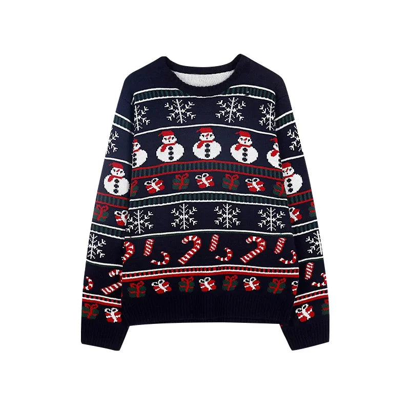 Holly Knit Christmas Sweater