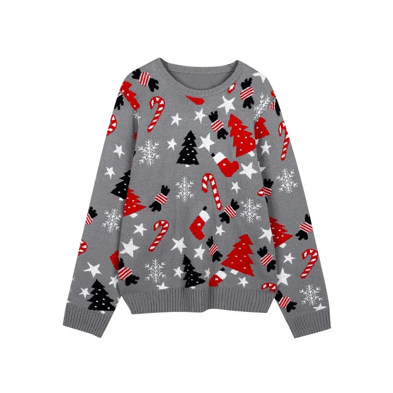 Holly Knit Christmas Sweater