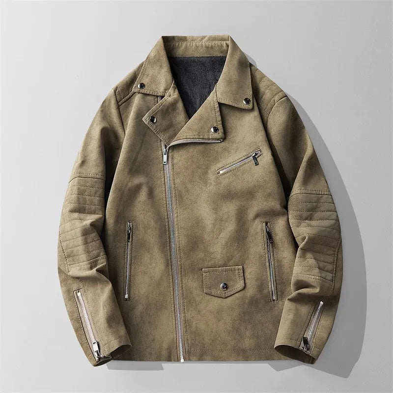 Dave Harrington Leather Moto Jacket