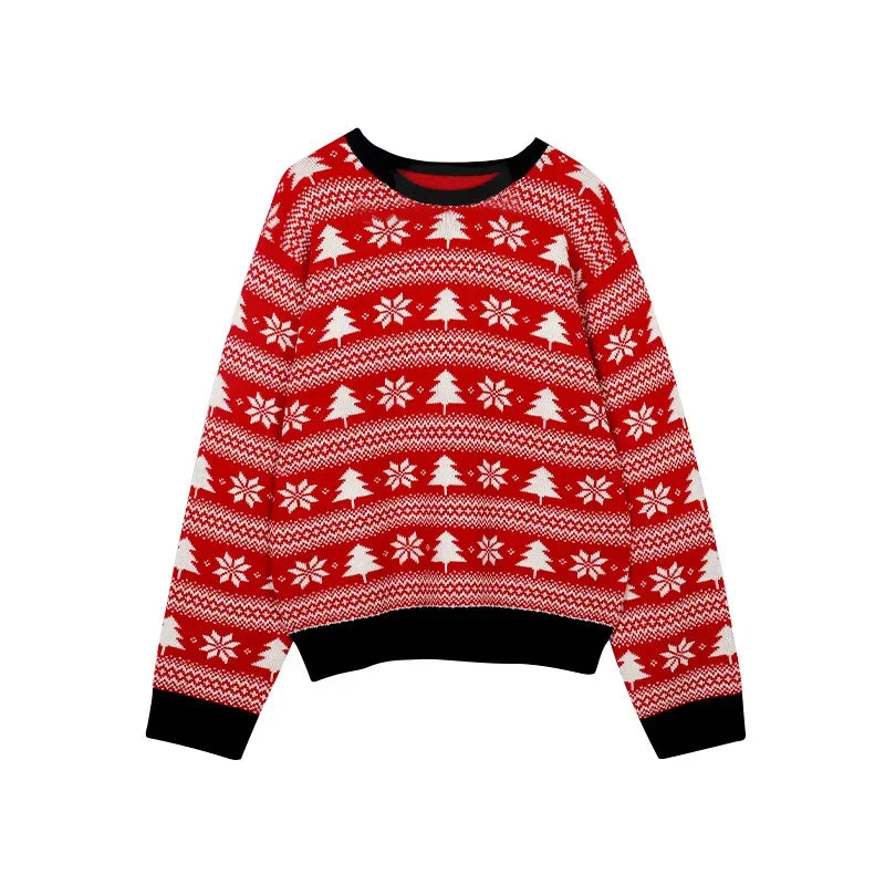 Holly Knit Christmas Sweater