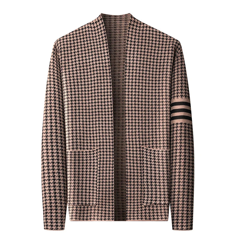 Renzo Houndstooth Cardigan